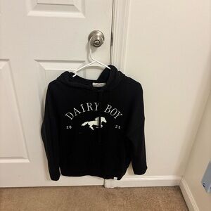 Dairy Boy Black Sweat Set